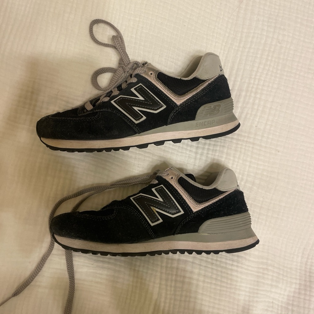 New Balance Black and White Sneakers